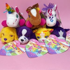 ❌SOLD❌ Lisa Frank 1998 Vintage Plush Beanies Lot